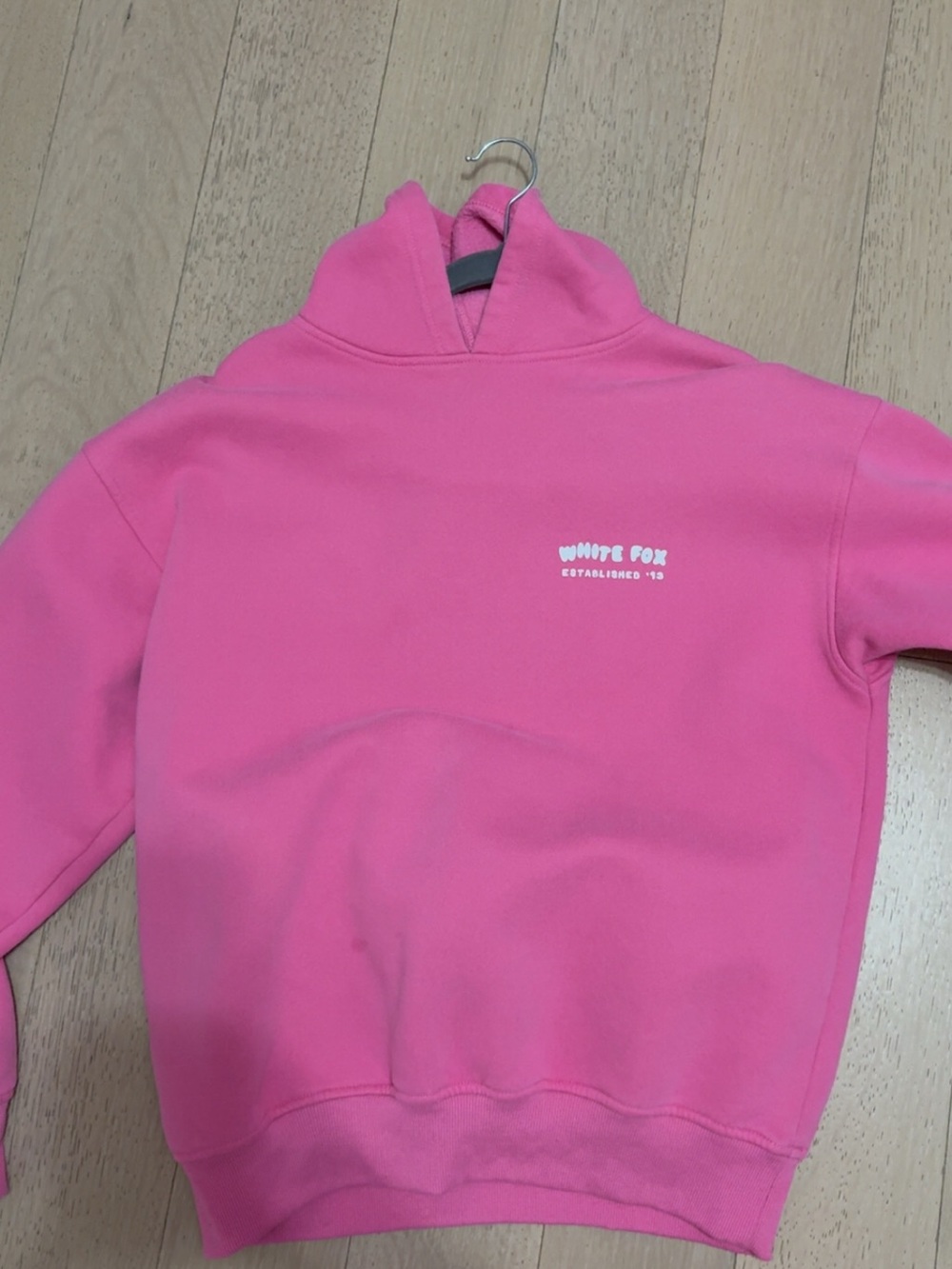 White Fox Boutique Hot Pink Pullover Hoodie